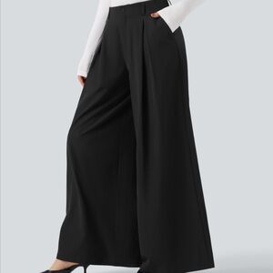 HALARA Classic Black Wide-Leg Pants